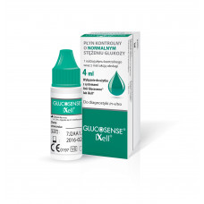 Glucosense / iXell control solution with a normal glucose concentration