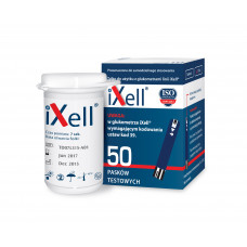 iXell blood glucose test strips - 50 pcs