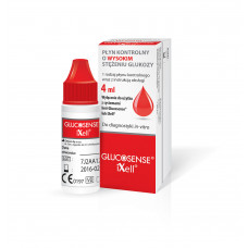 Glucosense / iXell control solution with a high glucose concentration