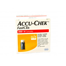Accu-Chek FastClix lancets 204 pieces
