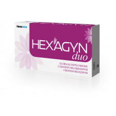 Vaginal ovules with hyaluronic acid Hexagyn duo