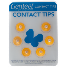 Genteel #5 Replacement Contact Tips – Orange (6 pack)