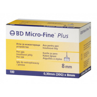 BD Microfine Pen Needle 31G 8mm 100pk