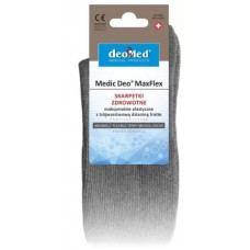 DeoMed® MaxFlex bezuciuskowe, antybakteryjne, antygrzybiczne i antyzapachowe zdrowotne skarpety bawełniane