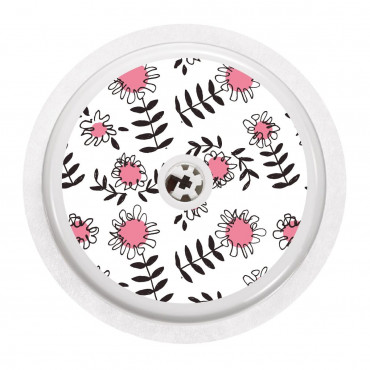 FreeStyle Libre sticker - Pink Flowers -