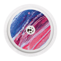 FreeStyle Libre Sticker - purple marble