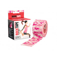 RockTape Kinesiology tape 5m x 5cm pink camo