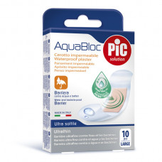 AQUABLOC 25x72mm (10) antibacterial adhesive bandages