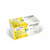 Droplet® 31G 5mm x 0.25mm pen needles - 100 pcs