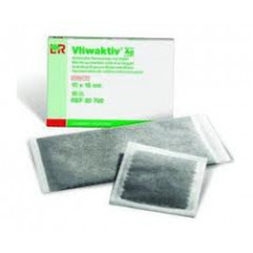 Vliwaktiv Ag 10x20cm - active carbon with silver absorbent compress (1 piece) 