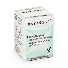 Microdot glucose test strips 50 pieces