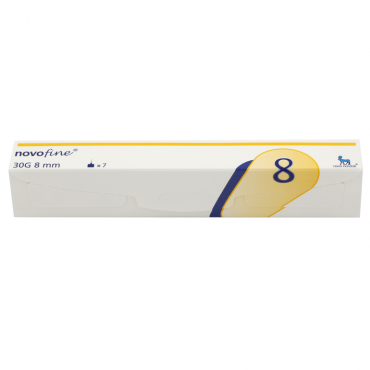 NovoFine 30G pen needles, 0.30 x 8mm - 7 pieces - Diabetyk24