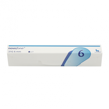NovoFine 31G pen needles, 0.25 x 6mm - 7 pieces - Diabetyk24