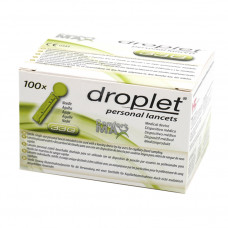 Droplet lancets 33G (0.20mm) universal 100 pieces pack