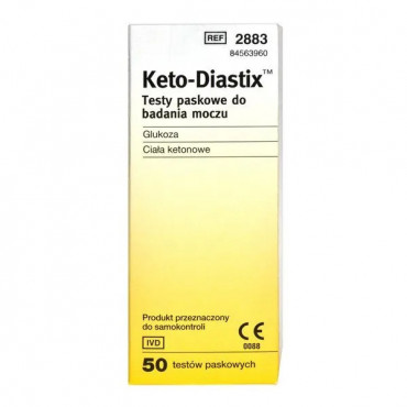 Keto-Diastix Test Strips - 50 strips