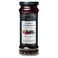 St Dalfour jam with cranberry and berry, no sugar added 284 g