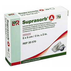 Suprasorb® A+Ag - 5x5cm - 1pc - antibacterial dressing with calcium alginate and silver