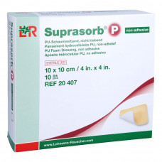 Suprasorb® P 10cmx10cm non-adhesive 1 piece - polyurethane foam dressing