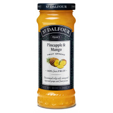 Dalfour Jam with pineapple and mango taste, no sugar added, 284 g