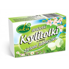 Xylitol candy green apple flavor 40g sugar-free